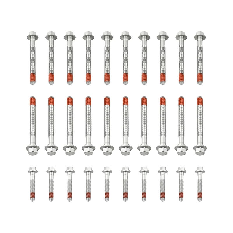 BIGREAT Engine Cylinder Head Bolt Set Compatible with GMC Canyon Envoy Savana Sierra Yukon Hummer Pontiac Saab Isuzu Replaces# ES72220 ES72390 - Image 1